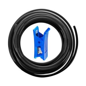 Flexibler PU Pneumatikschlauch mit 12 mm Außendurchmesser und 8 mm Innendurchmesser, ideal für Druckluftanwendungen wie Luft-, Wasser- und Chemikalienverteilung.