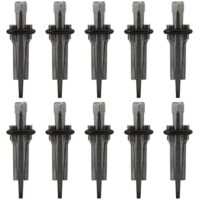 10-teiliges Set für Hartsteinspaltung, mit Mittelkeilen und Keilen, ideal für Bildhauer und Steinmetze.