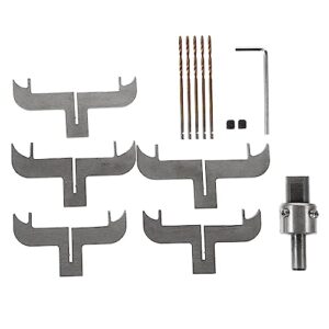 Ergänzendes Kit für individuelle Designs auf Holzarmbändern, präzise Bohrwerkzeuge für Holzbearbeitung und Schmuckherstellung.