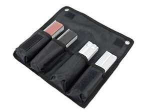 Schraubstockbacken, Schutzbacken Set 4-teilig mit integrierten Spezialmagneten für Schraubstock 100 mm