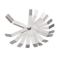 16 Klingen Fühlerlehre, Feeler Gauge, Dual Marked, Metric und Imperial Gap Messgerät für Heimwerker und Werkzeugschütter