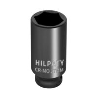 Hilpaty Sechskant Steckschlüsselein 27mm, 1/2 Zoll Vierkantantrieb Cr-Mo Schlagschraubereinsatz Radschrauben Nuss, 78mm Gesamtlänge - Topqualität für Ihre Arbeit