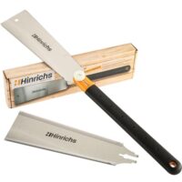 Erstklassige Holzsäge aus Karbonstahl, doppelseitige Klinge für Längsschnitte und Querschnitte, Set inkl. Wechsel-Sägeblatt, Handsäge im japanischen Stil