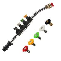 Hochdruck Lanze für Hochdruckreiniger Kärcher K2 K3 K4 K5 K6 K7, 280Bar Dirt Blaster Strahlrohr mit 5 Sprühdüse, Power Jet Dreckfräser zum Autowaschen