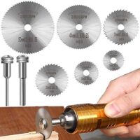 Hochgeschwindigkeitsstahlklingen für Multifunktionswerkzeuge, 6 Stück Kreissägestählchen für das Schneiden von Holz, Kunststoff und Metall