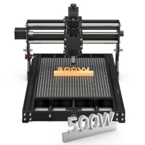 CNC Fräsmaschine mit Lasergravursteuerung zum Schnitzen von Metall, Acryl, MDF und Nylon