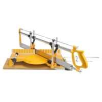 Professionelle Holzarbeiten mit der Hoteche Gehrungssäge 550MM, Aluminiumlegierungsständer, Schneidet 15-90 Grad, Max. Schnitthöhe 120mm