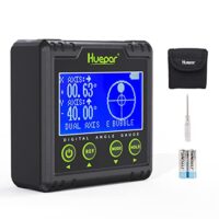 Digitaler Winkelmesser für Nivellierung, 0.01° Auflösung, V-Nut Magnetbasis und LCD-Neigungsmesser mit akustischem Alarm