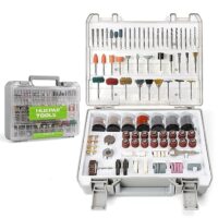Multifunktionswerkzeug Zubehör Set mit Drehwerkzeug 510-teilig für verschiedene Aufgaben wie Schneiden, Polieren, Schärfen, Bohren und Gravieren