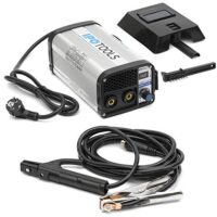 Hochwertiges Inverter-Schweißgerät mit 160 A maximaler Stromstörung und hoher Einschaltdauer, IGBT-Technologie für eine hohe Effizienz und ein geringes Energieverbrauch, Arc-Force, Hot-Start und Anti-Stick-Funktionen