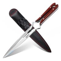 Japaknives Outdoor Messer mit feststehender Klinge und Durchbrochener Konstruktion, ideal für Abenteuerreisen und Bushcraft