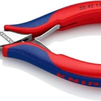 KNIPEX Elektronik-Greifzange mit durchgestecktem Gelenk, 115 mm, hochwertiges Werkzeug für feine Montagearbeiten in der Elektronik und Feinmechanik.