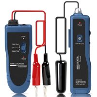 Kabelortungsgerät mit wiederaufladbarem 1100-mAh-Akku, einfache Lokalisierung von unterirdischen Drähten und Kabeln wie Haustierzaun, Metalldrähte, Steuerleitungen