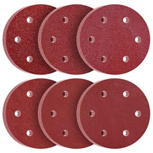 Schleifpapier 225mm Klett 60 Stück 6 Loch Körnung P40 P60 P80 P120 P180 P240 für Trockenbauschleifer Schleifgiraffe langhalsschleifer