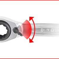 KS Tools 503.4565 4 in 1 GEARplus umschaltbar Doppel-Ratschenringschlüssel, 10x13x17x19mm - hochwertiges Heimwerkerwerkzeug mit vielseitiger Anwendungsbereiche