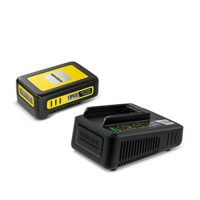 Kärcher 18 V Starter Kit mit Akku und Schnellladegerät, Lithium-Ionen-Akku, für Heimwerker-Tools