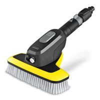 Kärcher WB 7 Plus 3-in-1 Waschbürste mit Schaumdüse, Hochdruck-Flachstrahldüse und weiche Bürste für effektive Reinigung von Oberflächen