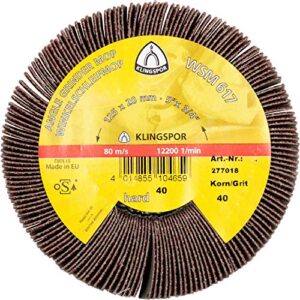 Schleifmop-Rad für Oberflächenbearbeitung, effizient und präzise schmirgeln von Stahl, Edelstahl, Lack, Kunststoff und Holz.