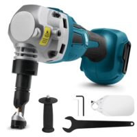 Bürstenloser Elektrischer Blechschere mit 360° drehbarer Knabberkop für Metallbearbeitung, kompatibel mit Makita 18V Akku