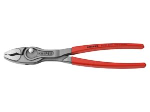 Knipex TwinGrip Gleitgelenkzange, rutschfester Griff, schwarz atramentiert, 250 mm