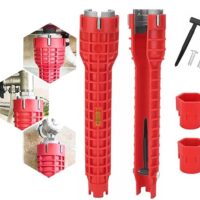 Hochwertige 8-in-1-Multifunktionsschlüssel für verschiedene Einsatzzwecke - Konxi Waschbecken Installer Schlüssel Spülenschlüssel
