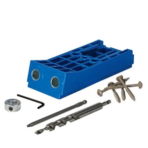 Kreg Jig HD Taschenlochsystem für Holzbau, robustes Werkzeug mit 50% stärkere Verbindungen als herkömmliche Kreg-Verbindungen