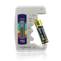 Digitales Batterieprüfgerät mit LCD-Anzeige, leichtes Haushaltsbatterieprüfgerät für verschiedene Batterietypen
