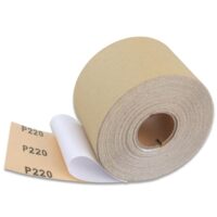 LEONTOOL 220 Körnung Schleifpapierrolle, selbstklebendes PSA Longboard Schleifpapier für die Automobilholzbearbeitung