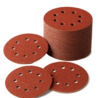 Lesnic 40 Körnung Schleifscheiben, 50 Stück, 125mm Schnellwechselscheiben, Klett-Schleifpapier für Elektroschleifer mit hoher Qualität und gutem Preis-Leistungs-Verhältnis