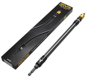 LEXIVON Flexible Verlängerung für Bohrer, Schnellwechsel mit 1/4'' Sechskantschaft, geeignet für 3600 U/min, Nussaufsatz für Akkuschrauber