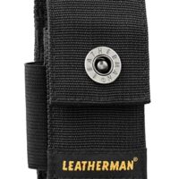 Leatherman Nylonholster mit Taschen - Holster für Charge, Crunch, Rebar, Rev, Skeletool, Wave & Wingman - Schwarz, Mittel