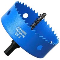 Professionelle Lochsäge aus M42 Schnellarbeitsstahl für Holz, Trockenbau und Metallblech, 110mm Bi-Metall Lochfräser mit Sechskant-Schaft