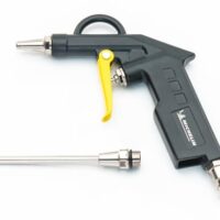 MICHELIN Ausblaspistole mit kurzer und langer Düse für Entstaubung und Reinigung von Maschinen, Luftverbrauch 150 l/min, maximaler Druck 4-6 bar