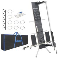 Minova Modell 7 Pro - Professioneller Styroporschneider mit hoher Präzision und Effizienz, inklusive 8 Schneidedrähte, 5 Styrogrips, Softbag, Gerüsthalterung, Schleifraspel und Heißdrahtschneider