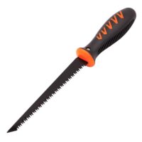 MIVOS Gipskartonsäge mit 160mm Klinge - Trockenbau säge mit rutschfestem Gummi Griff - Stichsäge - Handstichsäge mit Teflon beschichteter Klinge - ideal für Schnitte in Gipskarton und Trockenbau