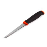 Gipskartonsäge mit 165 mm Klinge, Trockenbau säge mit Gummigriff, Stichsäge für Ausschnitte in Gipskarton