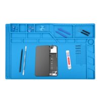 Silikon-Lotmatte mit 55 x 35 cm Ausdehnung, hitzebeständig bis 500°C, für Lötarbeiten an Handys, Computern und Elektronikgeräten