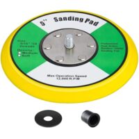 MOGRQAP 5-Zoll-Schleifer-Stuetzteller mit 125mm-M8-Polierunterlage, perfekt für Polieren, Wachsen und Schwabbeln, Elektroschleifer für Schleifmaschinen