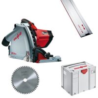 Mafell Tauchsäge MT 55 cc, MidiMAX im T-MAX mit Führungsschiene F 160, leistungsstarkes Werkzeug für Metallbearbeitung, perfekt für Profis und Anfänger
