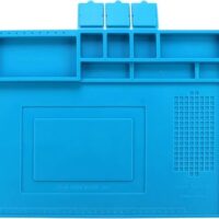 Magnetische Lötmatte für professionelle Reparaturen, Silikon-Matte mit Messskala und großem Arbeitsbereich für Uhren, Laptop und Telefon-Reparatur