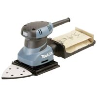 Makita Faust-Schwingschleifer 200 W im MAKPAC, 23x450 mm, Schleife und Radschneider für Holz, Metall und andere Materialien