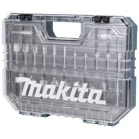Hochwertiges Fräser-Set von Makita mit 22 Hartmetallfräsern und Kunststoffkoffer für Holzbearbeitung