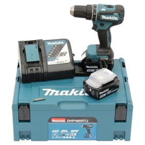 Akku-Schlagbohrschrauber 18 V 5,0 Ah mit Ladegerät von Makita