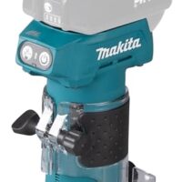 Makita DRT52Z Akku-Kantenfräse 18V, hochwertige Fräse für Heimwerker und Profis, Soft-Start-Funktion, Extreme Protection Technology (XPT)