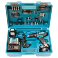 Makita HP333DSAX1 Akku-Schlagbohrschrauber 12V max. 2,0 Ah mit 2 Akkus und Ladegerät in Transportkoffer für Heimwerker und Handwerker