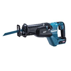 Akku-Reciprosäge von Makita mit 40V Max. Leistung, ideal für das Trennen von Metall und Holz, blauer Blau-Ausführung
