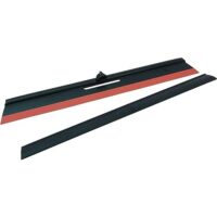 Ersatzblatt für Wischerkellen und Abziehkellen mit verstellbarem Neigungswinkel und flexiblen Gummi, Breite: 457 mm
