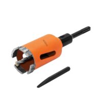 Diamant Kernbohrer mit Zentrierbohrer und SDS Plus Adapter, Premium Diamant Dosenbohrer Lochsäge für Beton, Mauerwerk, Ziegel, Stein, Granit