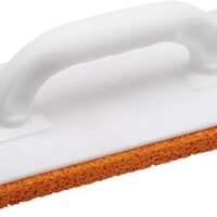 Hochwertiges Reibebrett für Maurer und Fliesenleger, ideal zur Massenverteilung und Glättung von Feinputz und Spachtelmassen, Schwammgummi-Belag, PU-Reibebrett