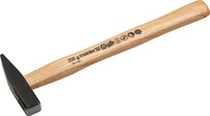 Robuster Meister-Schlosserhammer mit Eschenholzstiel und Stahlgusskopf, ideal für verschiedene Arbeiten im Haushalt, hohe Festigkeit und Elastizität